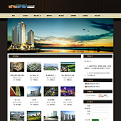 模板网站-企业网站-房地产A10