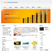 模板网站-企业网站-金融A38