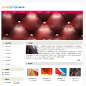 模板网站-企业网站-皮革A10