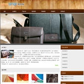 模板网站-企业网站-皮革A12