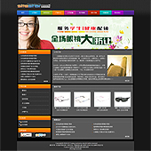 模板网站-企业网站-眼镜A14