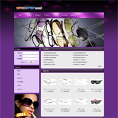 模板网站-企业网站-眼镜A20