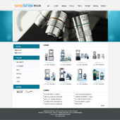 模板网站-企业网站-仪器A22