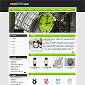 模板网站-企业网站-钟表A1